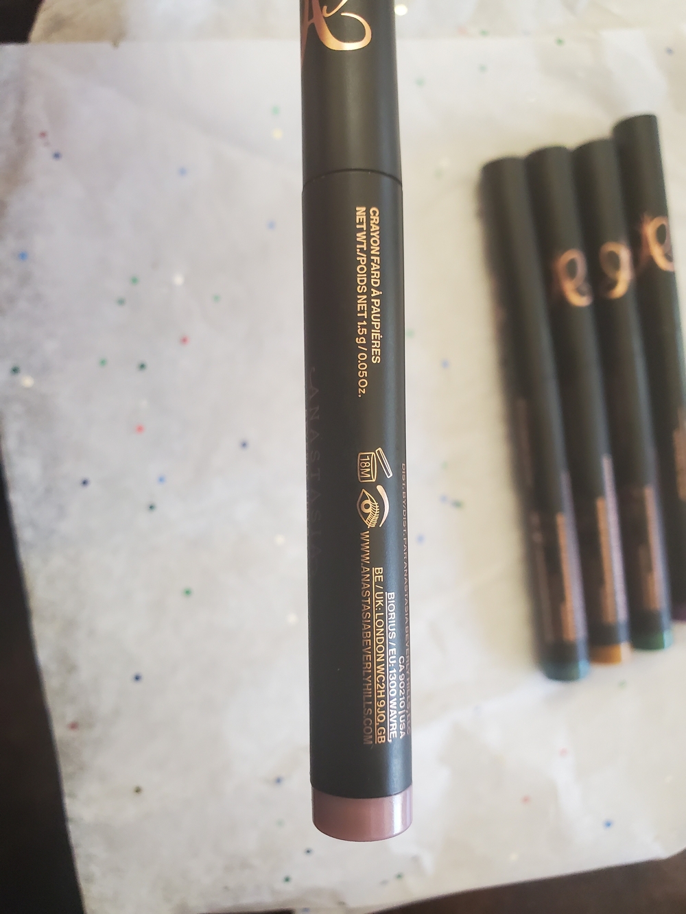 Bundle of 5 Anastasia GLIDR Shadow Sticks - Picture 3 of 4